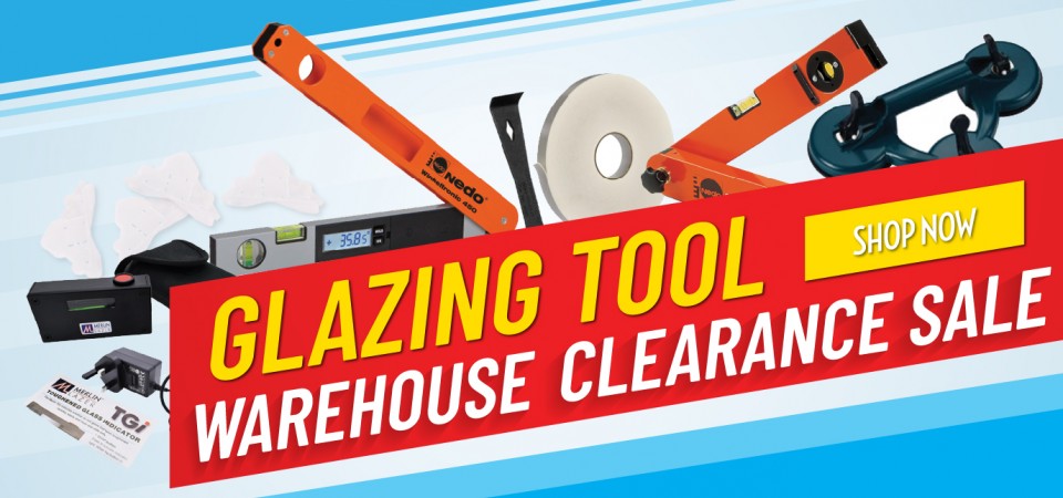 Glazing Tool Warehouse Clearance