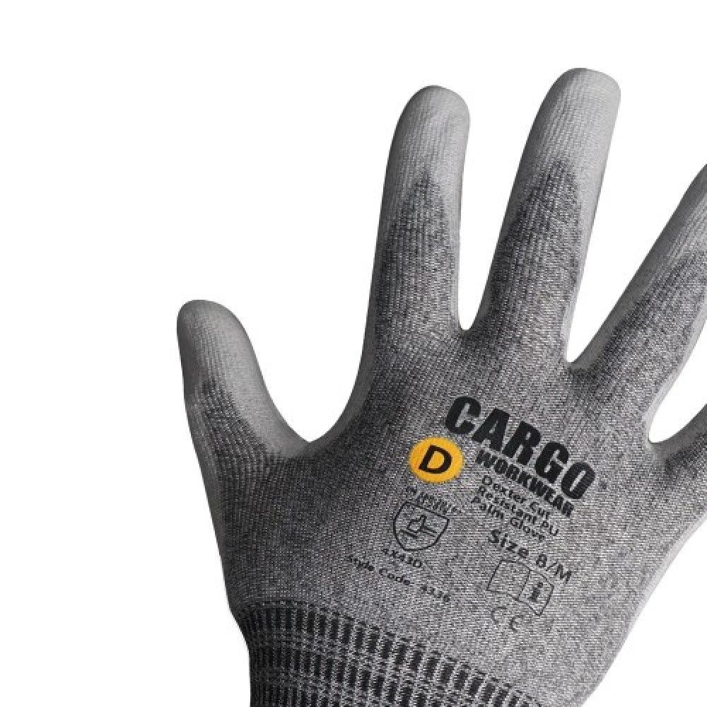 Cut Resistant Level 5/D Gloves With Extended Cuff - Large