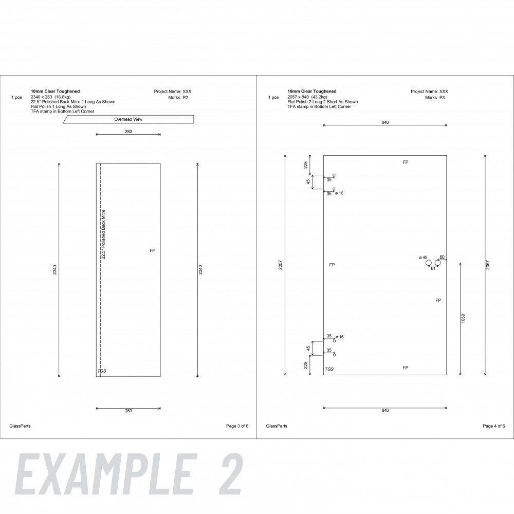 Drawing Request Form  - Refill Pad