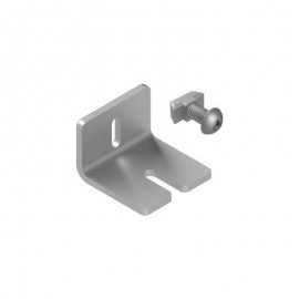 Adjustable fixing brackets for Stud To Glass Door Frame - SS