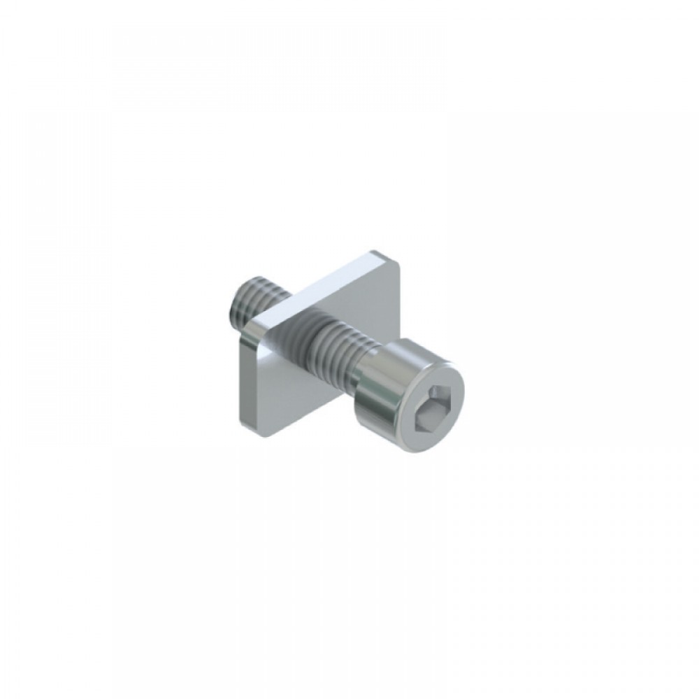 Bolt On Loft Style Mullion Bolt For 12mm Glass