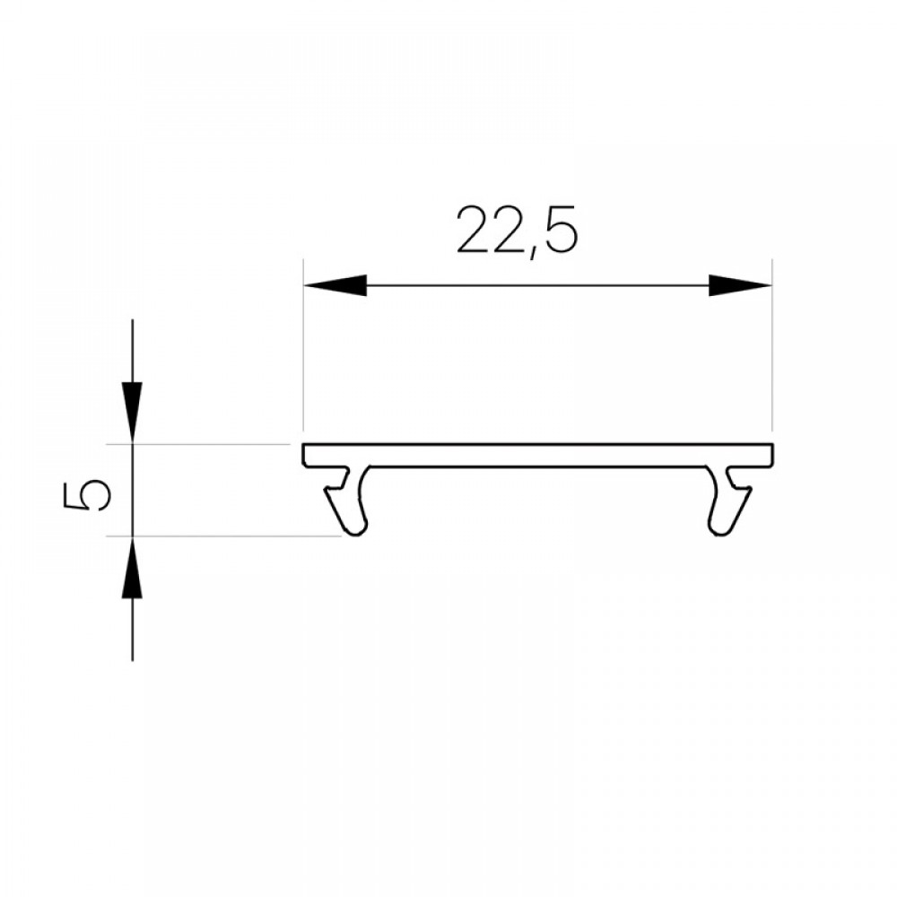 Frame Filler Strip - Anodised