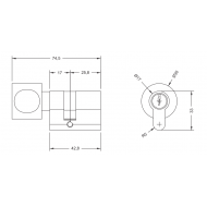 Dynamik Thumb Turn Cylinder - Door Opening In