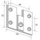 Overpanel Fitting Fixing - Aluminium