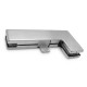 GCC Corner Transom Fitting - Stopper - Satin Stainless