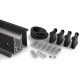 POSIglaze 3 Mtr Side Mount Kit For19mm Glass - Black