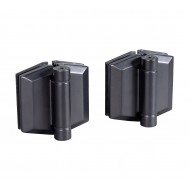 Glass to Glass Gate Hinge 8-12mm Glass - Black