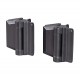 Glass to Post Gate Hinge 8-12mm Glass - Black