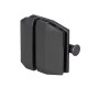 180 Degree Glass To Glass Latch Bracket - Black