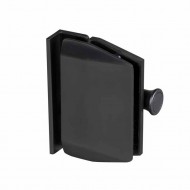 Glass To Wall Latch Bracket - Black