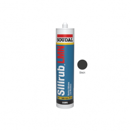 Soudal Silirub LMN Window Installation Silicone - Black