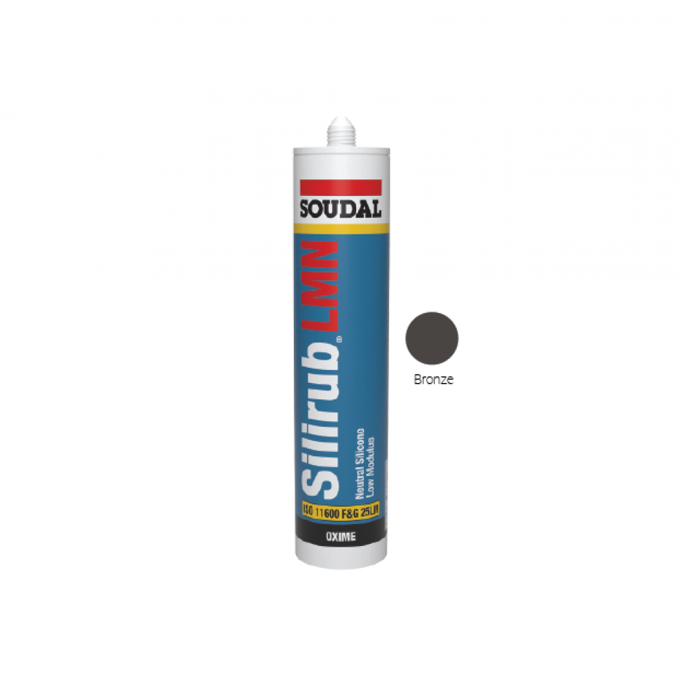 Soudal Silirub LMN Window Installation Silicone - Bronze