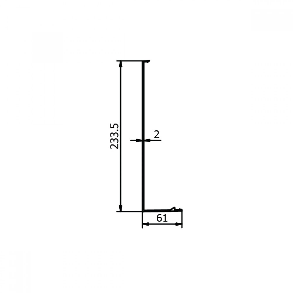 OnLevel 3021 Y Type Side Mount Side Cladding