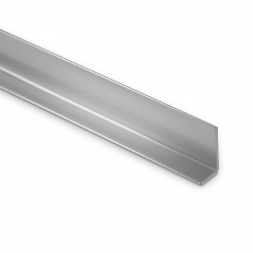 Polished Aluminium Right Angle 16mm x 8mm 3.66M.