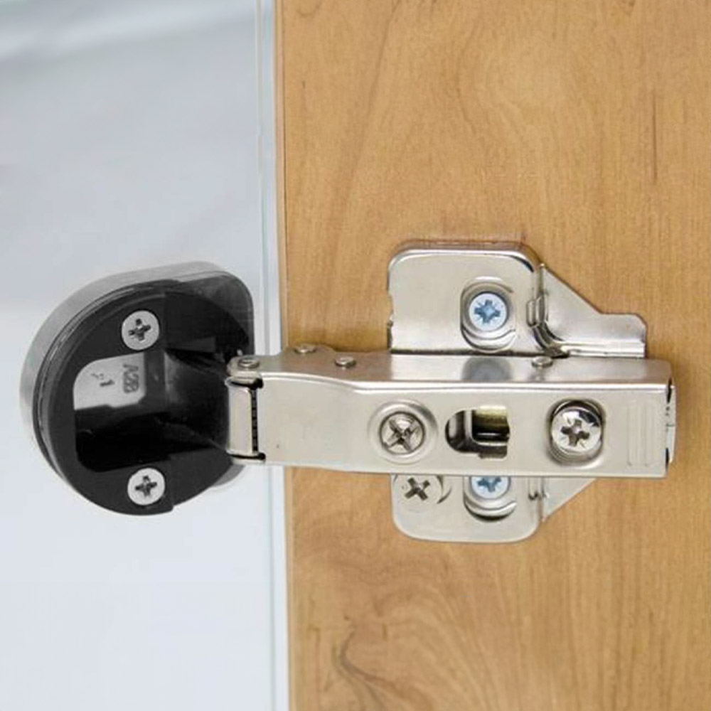 Soft Close Glass Door Cabinet Hinge - Full Overlay