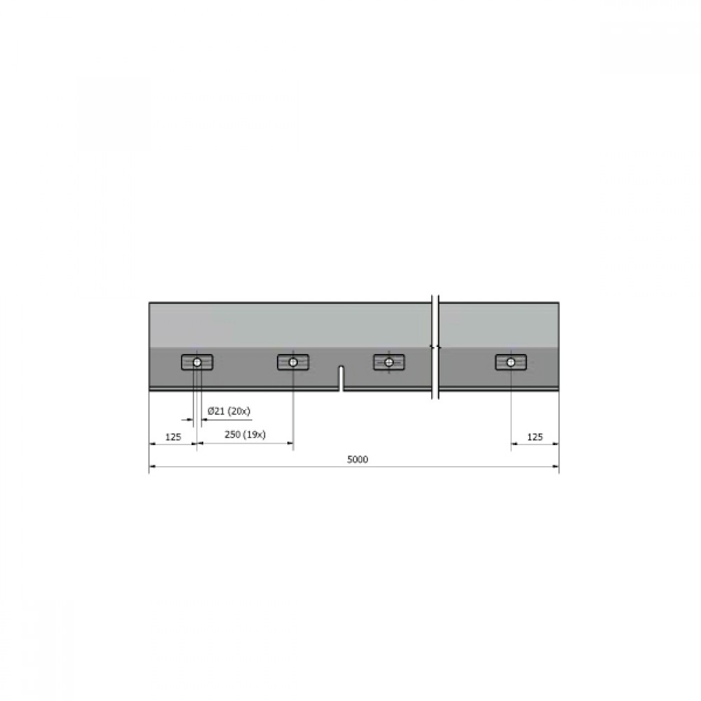 OnLevel 3021 Y Type Side Mount Channel - 0.74kN