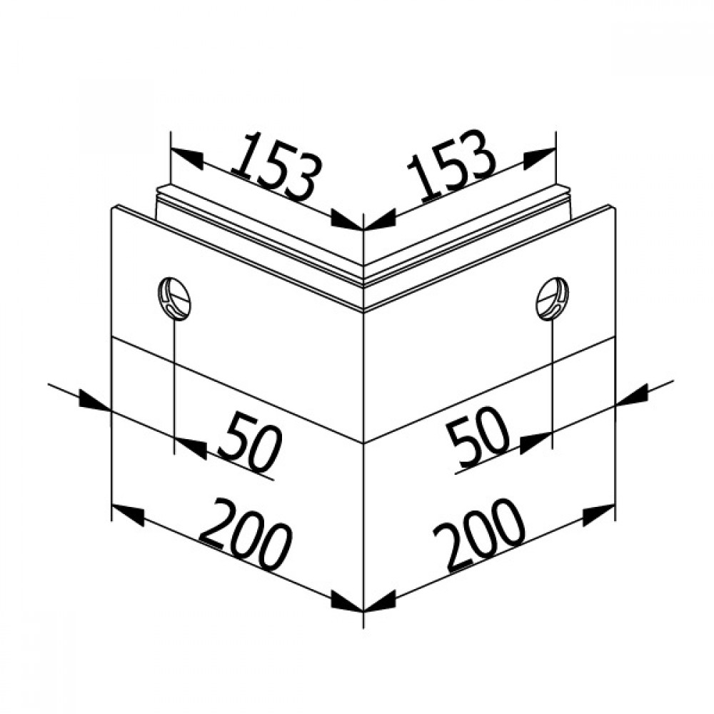 OnLevel 6501 Outside Corner - Anodised Aluminium