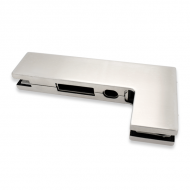 GCC Corner Transom Strike Box - Satin Stainless