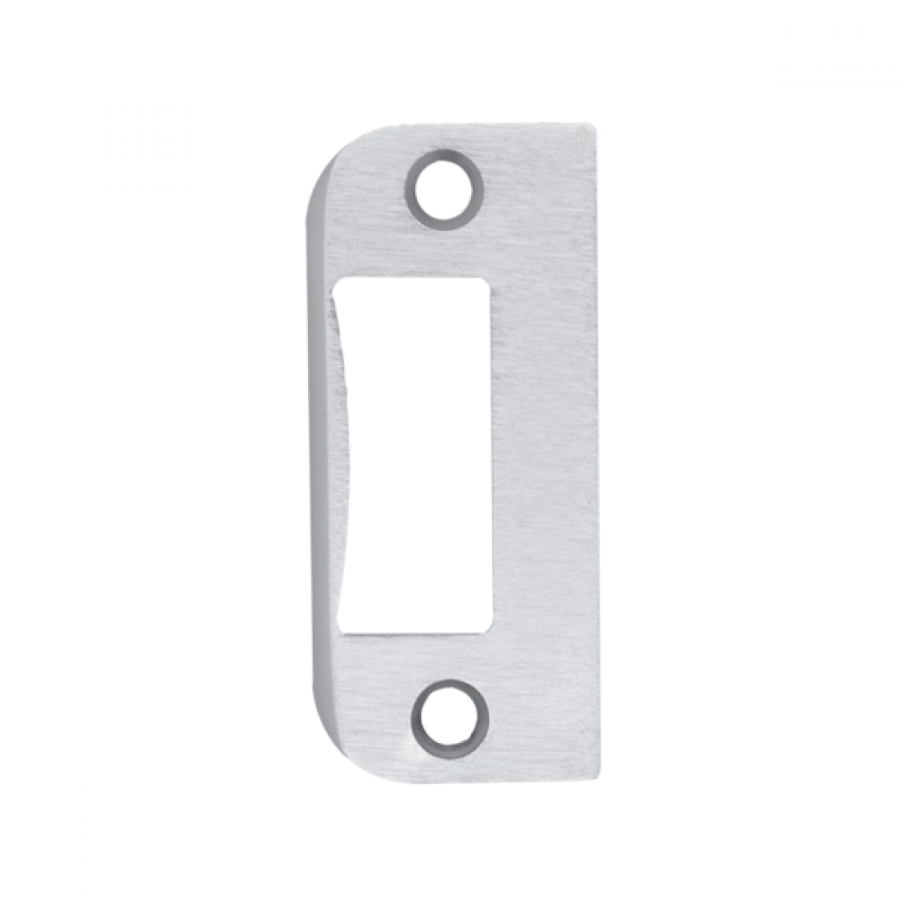 Lever Lock Strike Plate Satin Stainless Effect