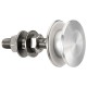 60mm Dia. Flat Head Fixed Bolt For 22 - 26mm Thick Glass